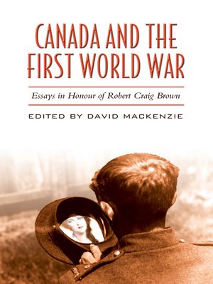 cover image of Canada and the First World War